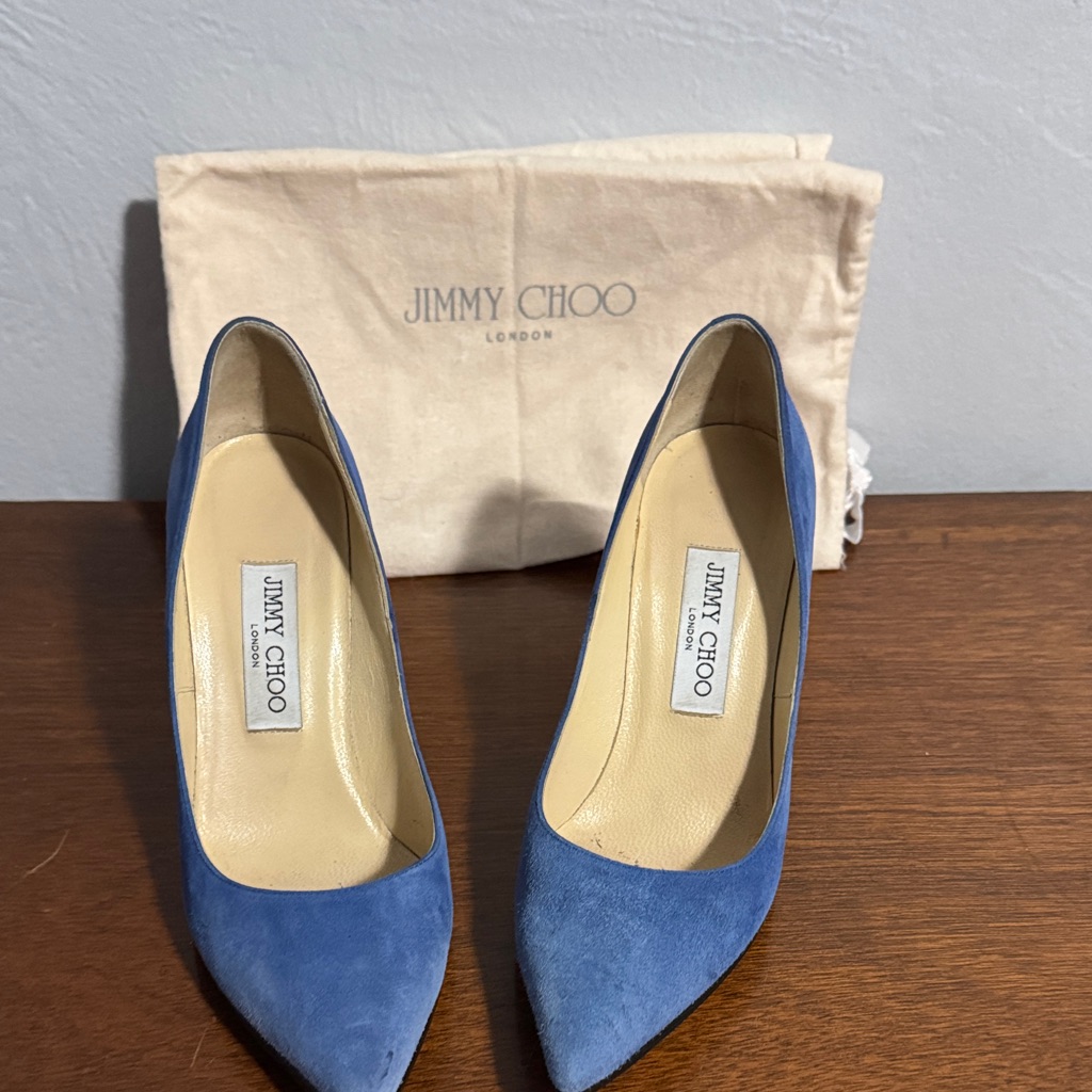 Jimmy Choo Azure Suede Heels